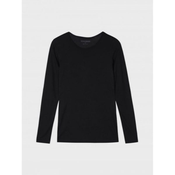 Basic House x Samyang - Warm Essential Women s Round Neck Long Sleeve T-Shirt For Discount - Image 2