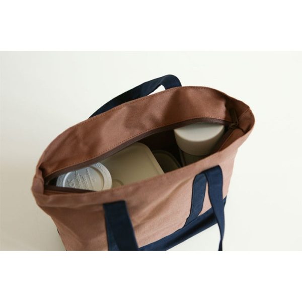 Dailylike x 10x10 - Two-Tone Almond Mini Tote Bag For Discount - Image 2