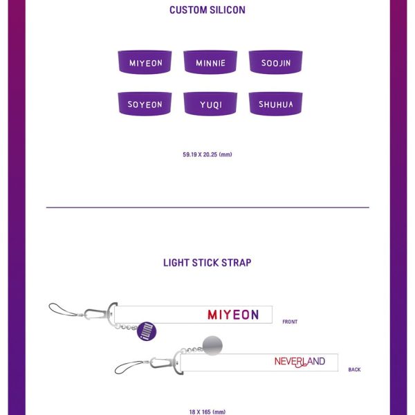 (G)I-DLE - Official Merch - Light Stick Pouch - Preorder Discount - Image 3