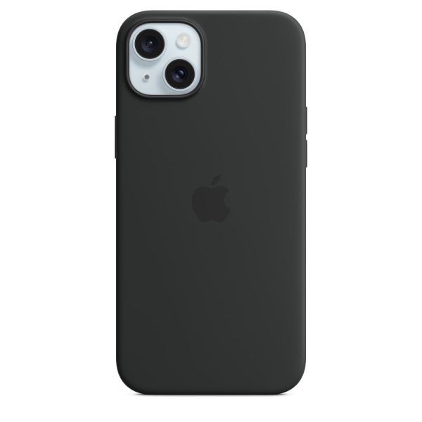 Apple iPhone 15 Plus Silicone Case with MagSafe - Black - MT103ZM A Online